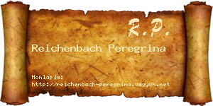Reichenbach Peregrina névjegykártya